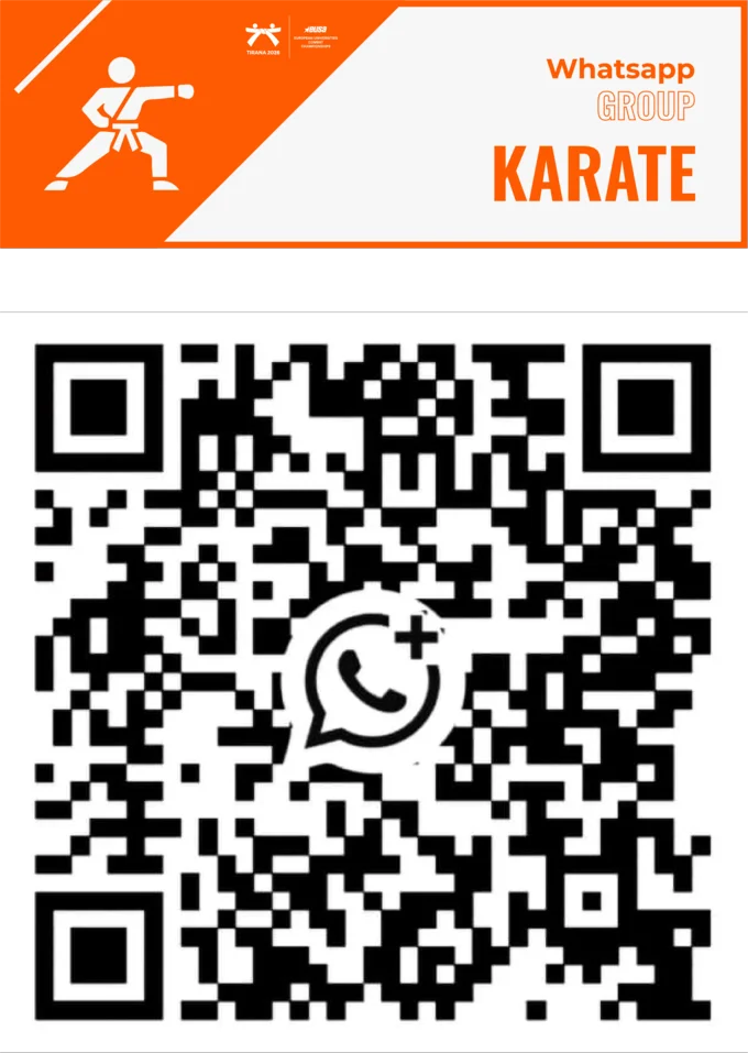 Karate WhatsApp group QR code