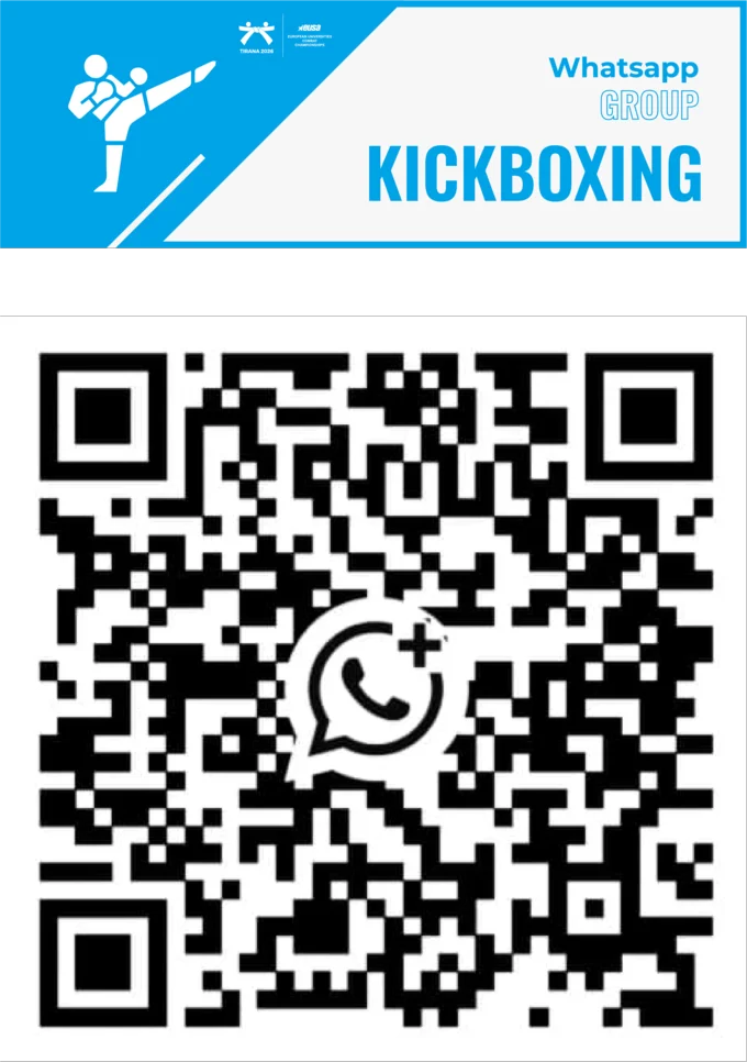 Kickboxing WhatsApp group QR code