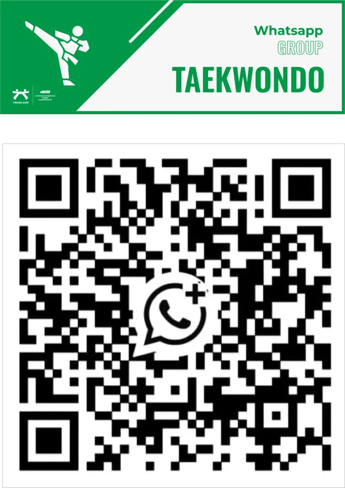 Taekwondo WhatsApp group QR code